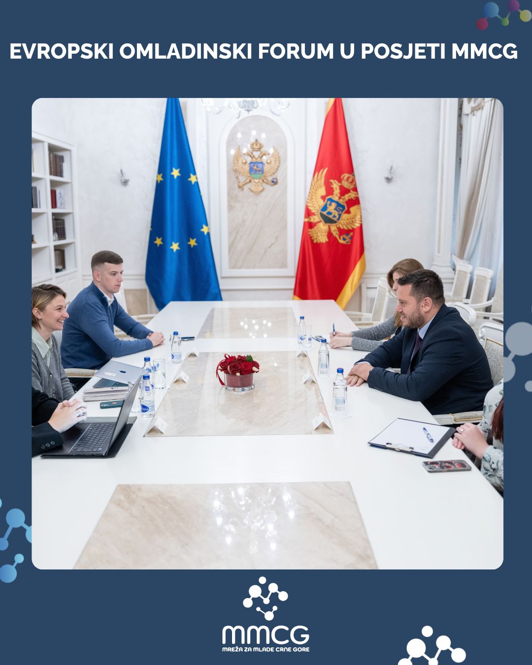 Evropski omladinski forum u posjeti Mreži za mlade Crne Gore